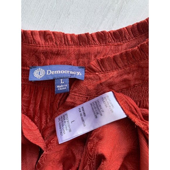 Democracy Large Tunics Lond Sleeve Blouses - Picture 6 of 7